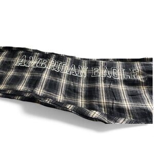 American Eagle Outfitters Men's Black Plaid pajama pants